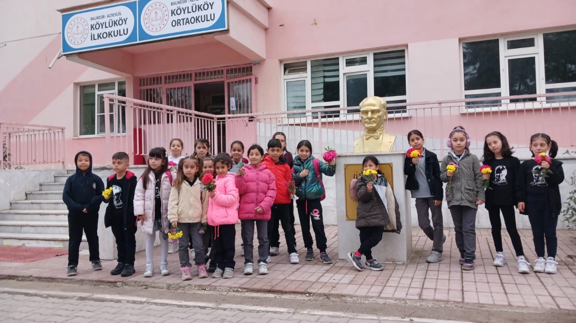 Köylüköy İlkokulu'nda 10 Kasım Atatürk'ü Anma Töreni düzenlendi 
